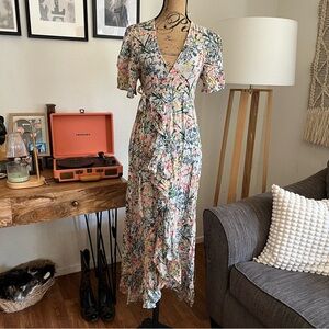 REVOLVE  RAGA Waterfall WRAP TIE DRESS SIZE XS